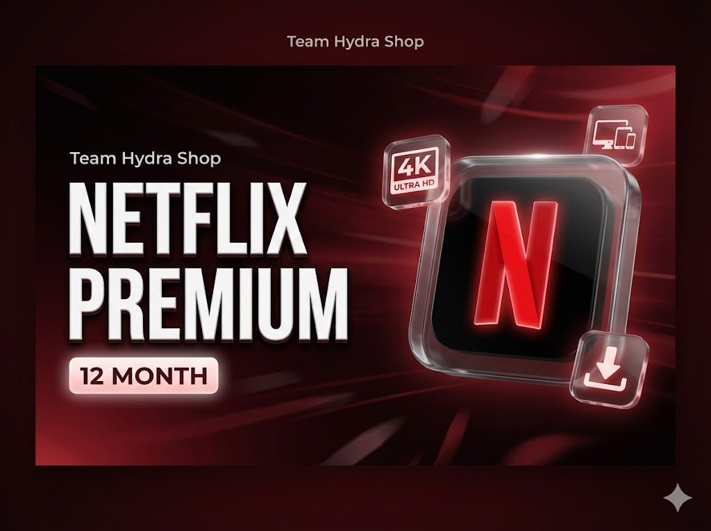 Netflix Premium – 12 Months Official Subscription (Personal Email Activation)